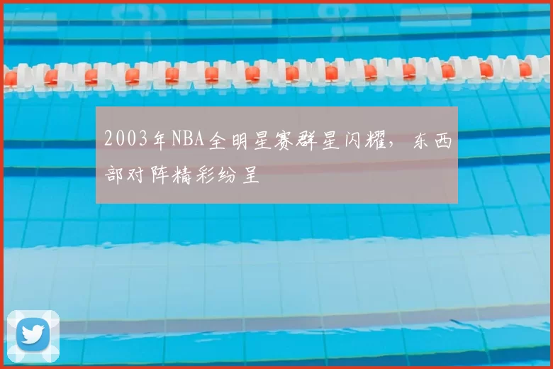 2003年NBA全明星赛群星闪耀，东西部对阵精彩纷呈