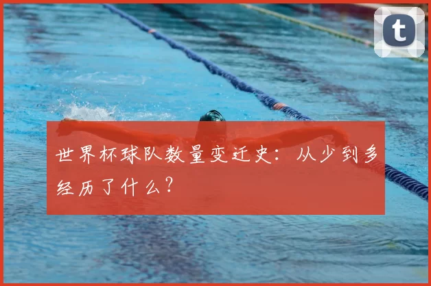 世界杯球队数量变迁史：从少到多经历了什么？