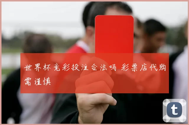 世界杯竞彩投注合法吗 彩票店代购需谨慎