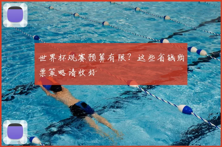 世界杯观赛预算有限？这些省钱购票策略请收好