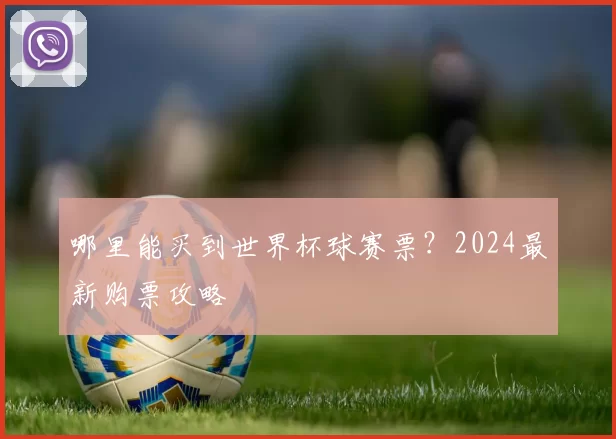 哪里能买到世界杯球赛票?2024最新购票攻略